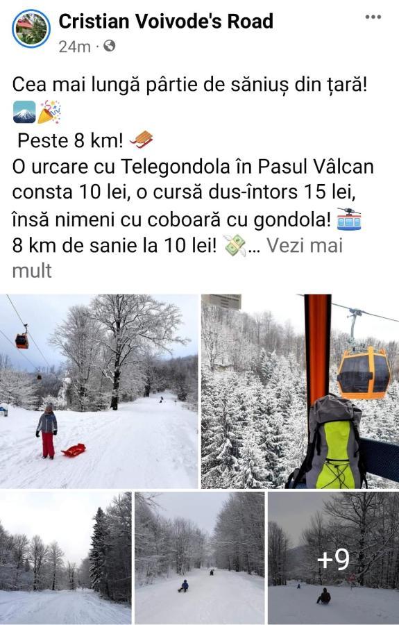 Cabana Drumul Voievodului Vulcan  Extérieur photo